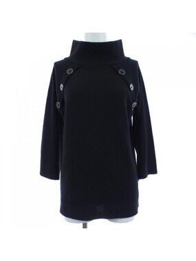 Chanel Knit Top Cashmere Black Translucency